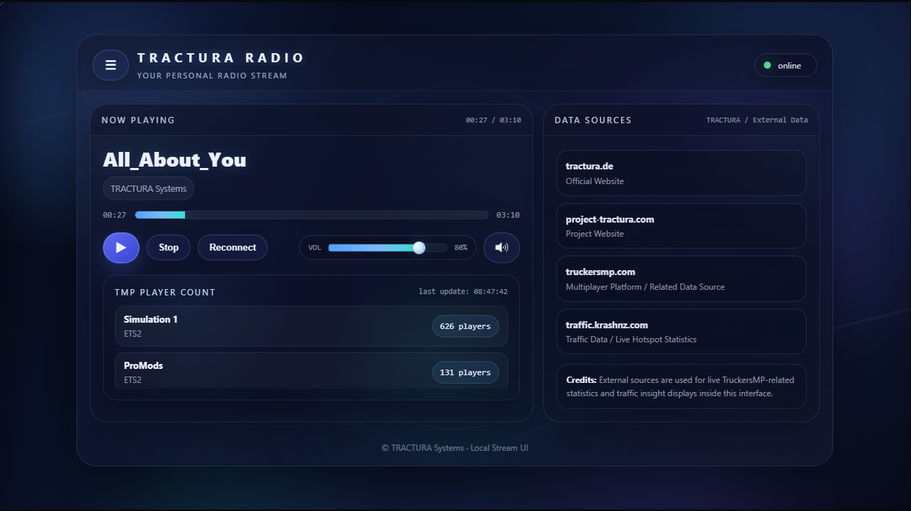 TRACTURA Radio Preview 3